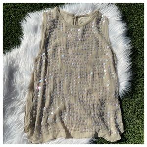 Nicole Miller Cream Tank